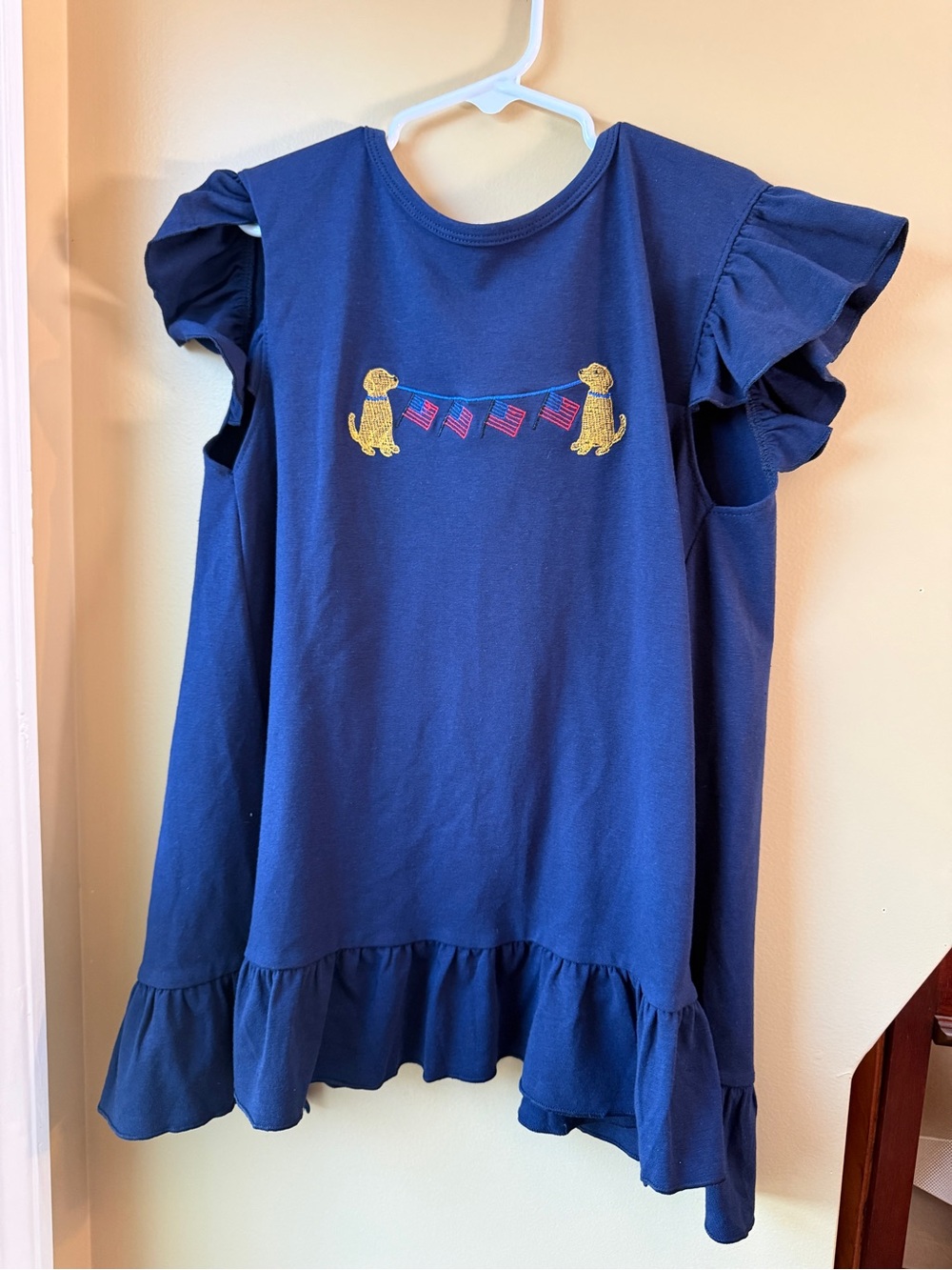 NWT Burlap Baby & Kids Patriotic Outfit Set – Size 7/8